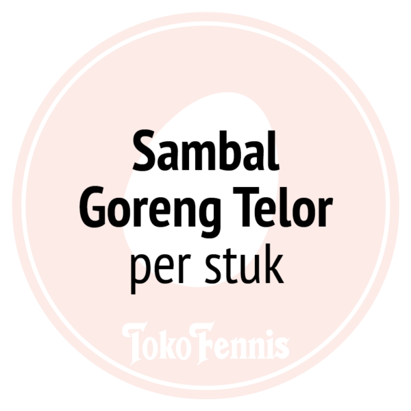 Sambal Goreng Telor, per stuk