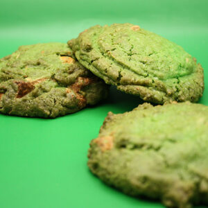 Pandan Cookies met Witte Chocolade